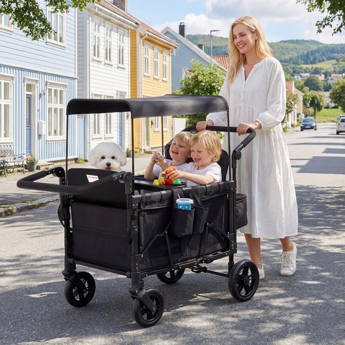 Folding wagon stroller - wagon,