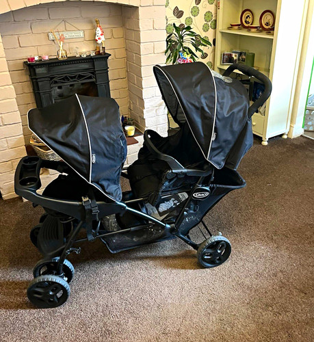 Graco double pushchair - double,